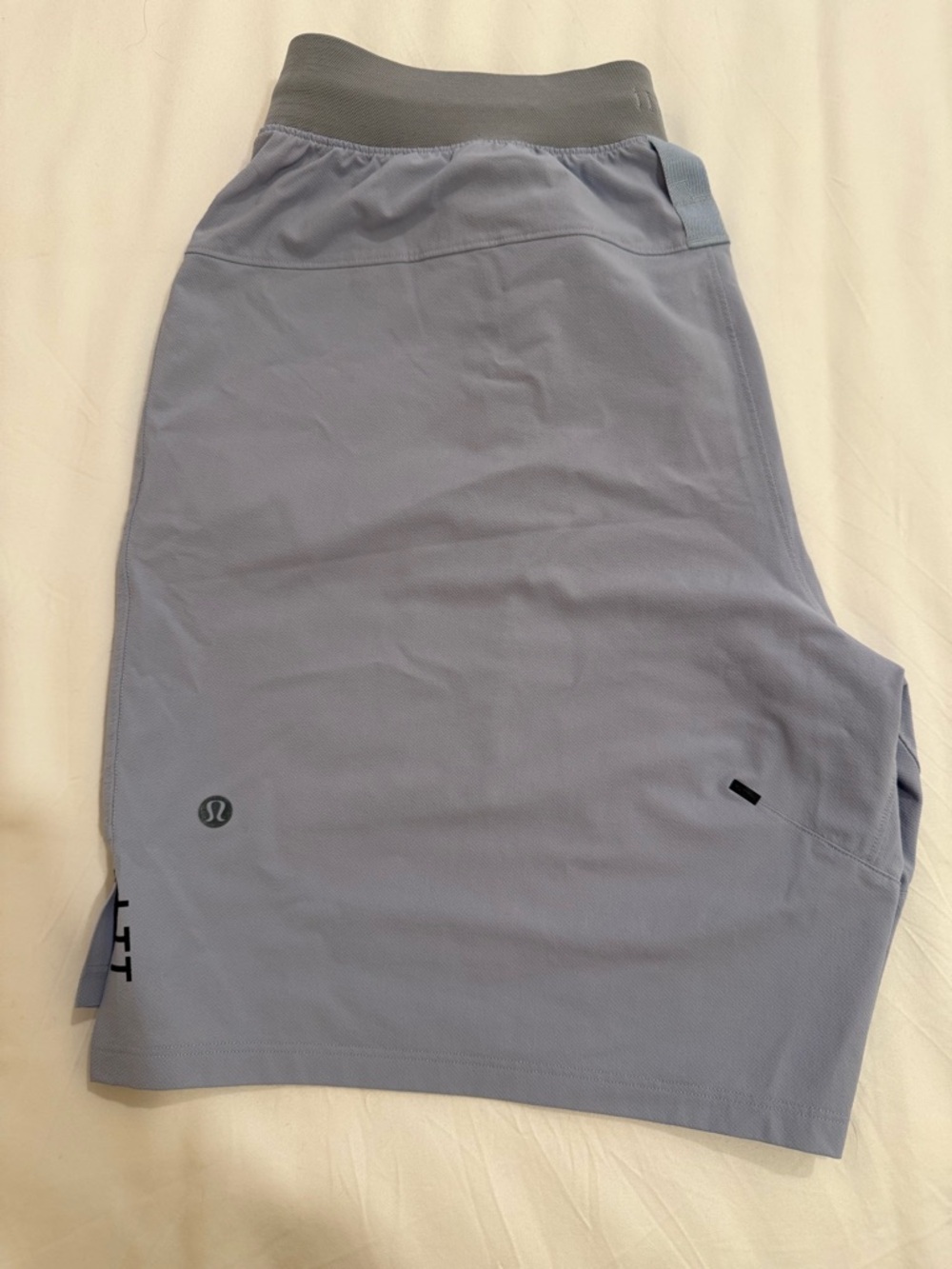 lululemon License to Train Linerless Short 7” | Size Medium | Blue Linen